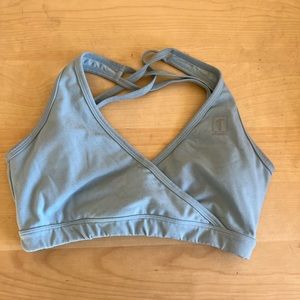 1st Phorm Baby Blue Strappy Back Sports Bra